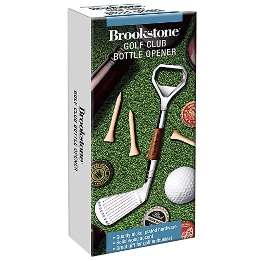 Brookstone Golf Bottle Opener New